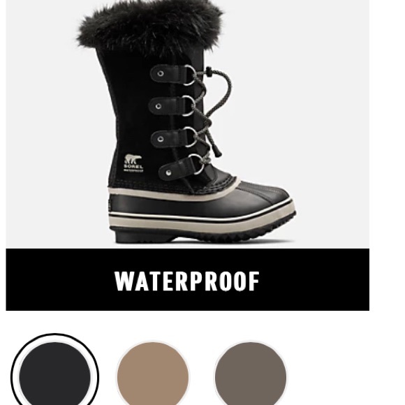 SOREL Joan of Arctic Youth Size 5. Black. Great shape- worn for one season - Picture 2 of 10